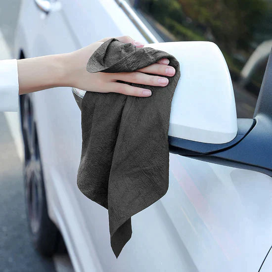 Paños De Microfibra Para Coche - Pack De 5, 30x40 Cm, Súper Absorbentes Y Sin Pelusas, Color Naranja